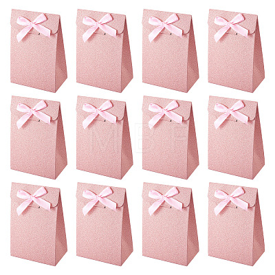 Rectangle Glitter Paper Gift Bags CARB-TAC0002-05E-1