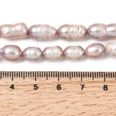 Natural Cultured Freshwater Pearl Beads Strands PEAR-F020-05B-1