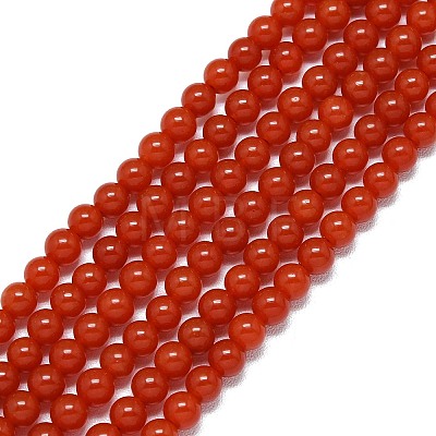 Natural Malaysia Jade Beads Strands G-B165-C10-4mm-1