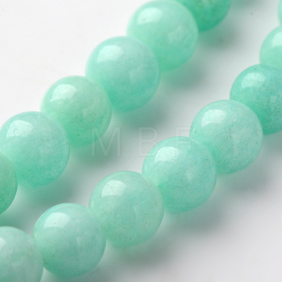 Natural & Dyed White Jade Beads Strands GSR055-1