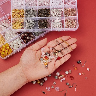 DIY Mixed Stone Beads Jewelry Set Making Kit DIY-YW0004-62-1