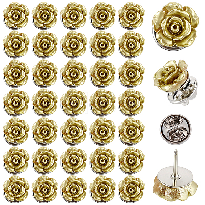 50Pcs Brass Brooches JEWB-PH01303-1