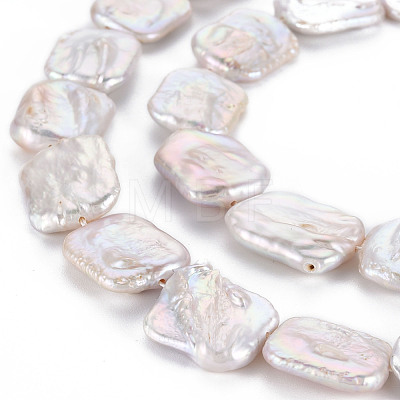 Natural Keshi Pearl Beads Strands PEAR-S020-K05-1