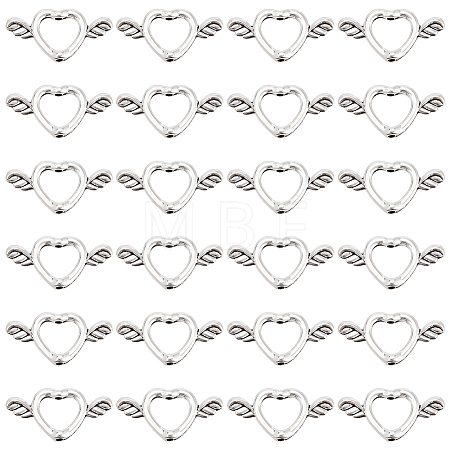 80Pcs Tibetan Style Alloy Bead Frame FIND-SC0011-46-1