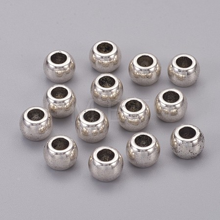 Tibetan Style Alloy European Beads K08T4042-1