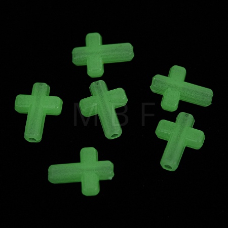 Luminous Transparent Acrylic Beads LACR-P001-02-1