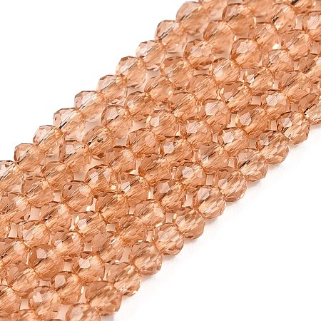 Glass Beads Strands EGLA-T021-01L-1