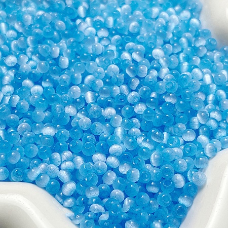 Imitation Cat Eye Glass Seed Beads GLAA-U006-01D-1