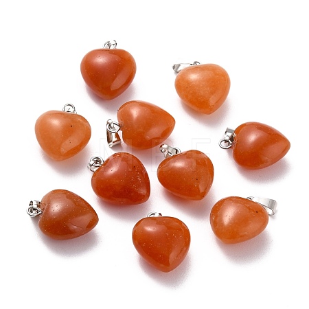 Natural Red Aventurine Pendants G-I311-A30-1