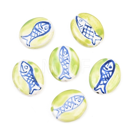 Handmade Porcelain Beads PORC-P037-04A-1