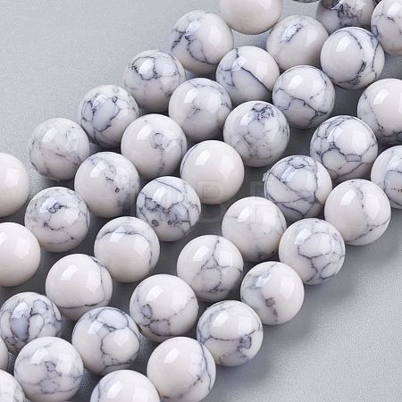 Synthetic Turquoise Beads Strands X-TURQ-H038-8mm-XXS01-1