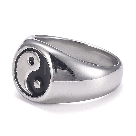 304 Stainless Steel Finger Rings STAS-H101-01P-7-1
