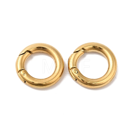 Ion Plating(IP) 304 Stainless Steel Spring Gate Ring X-STAS-Q215-53G-1