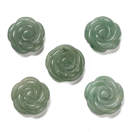 Natural Green Aventurine Carved Pendants G-Z088-01A-1