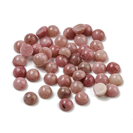 Natural Rhodonite Cabochons G-Q173-01A-02-1