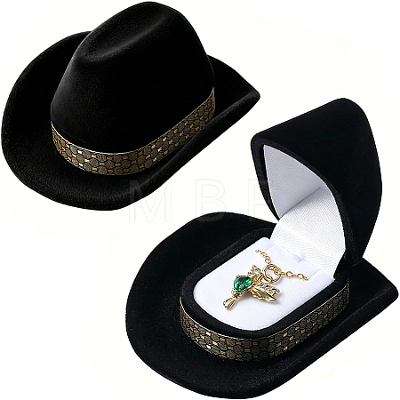 4Pcs Hat Velvet Jewelry Boxes VBOX-SC0001-01-1