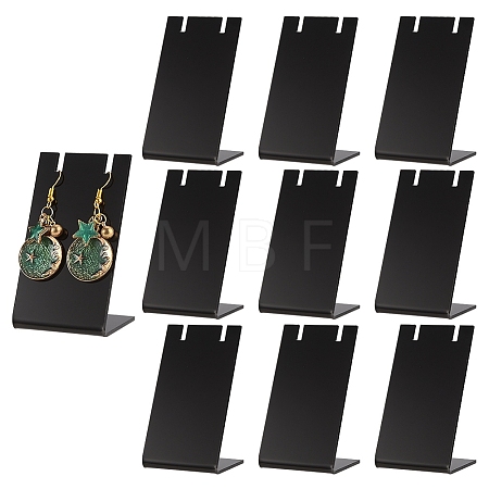 Acrylic Earring Display Stands EDIS-WH0029-15A-WH-1