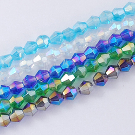 Glass Beads Strands EGLA-S056-2mm-M-1