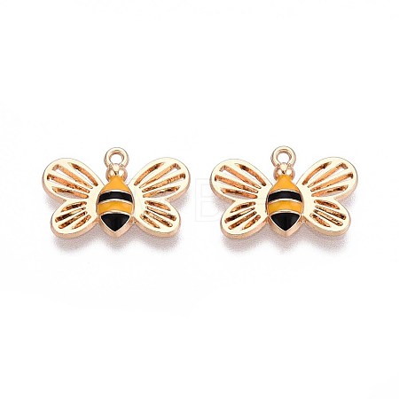 Alloy Enamel Pendants ENAM-T022-58-1