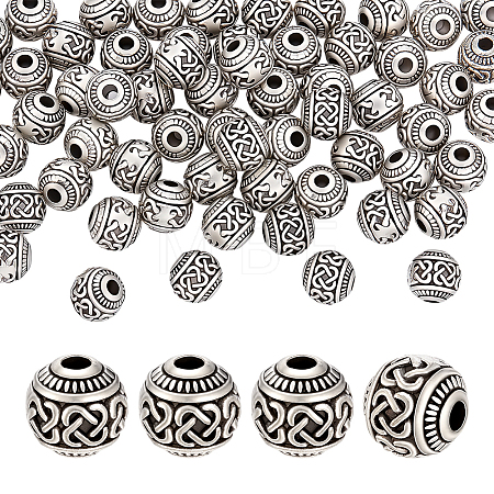 Tibetan Style Alloy Beads FIND-PH0060-12B-1
