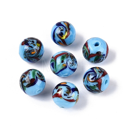 Handmade Lampwork Beads LAMP-Q039-05C-1