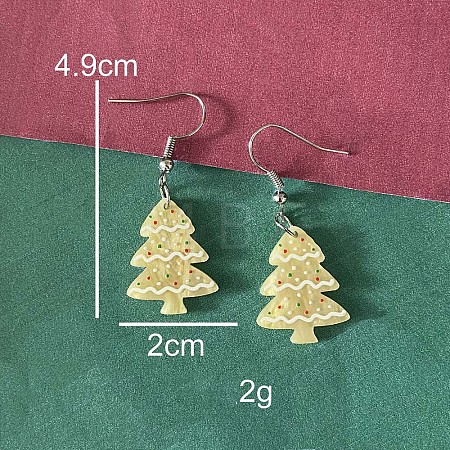 Christmas Acrylic Dangle Earrings FS-WG2A8CC-01-1