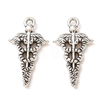 Tibetan Style Alloy Pendants AL-CBA5212-18AS-1
