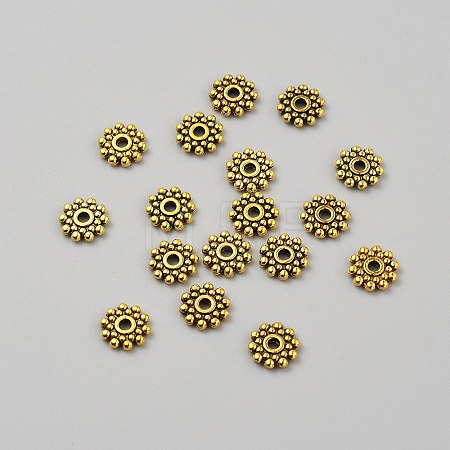 Zinc Alloy Spacer Beads PALLOY-WH0048-24AG-01-1