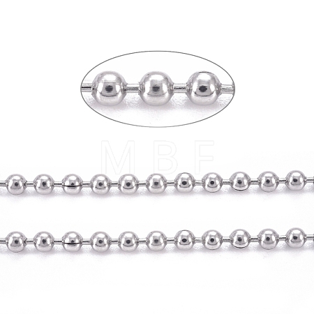 304 Stainless Steel Ball Chains CHS-F009-01B-P-1