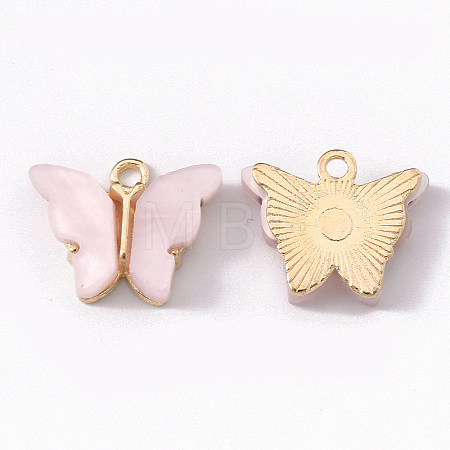 Alloy Acrylic Pendants LS-X-ENAM-R136-01C-1