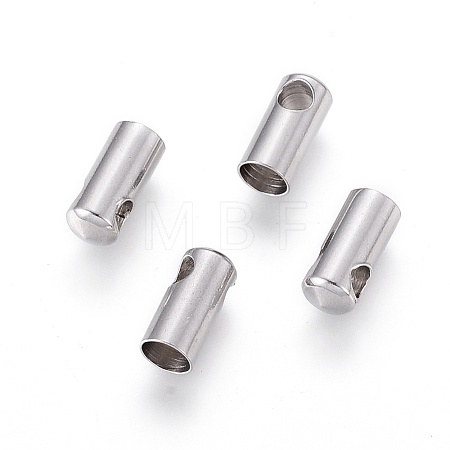 Tarnish Resistant 304 Stainless Steel Cord Ends STAS-F232-01F-P-1