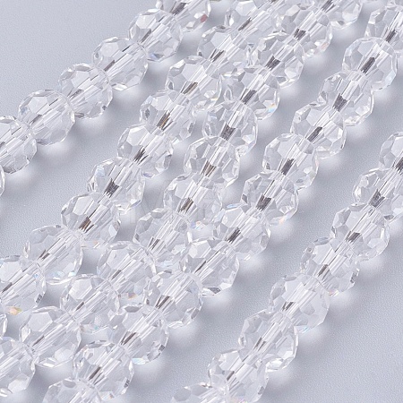 Glass Beads Strands X-EGLA-J042-8mm-12-1