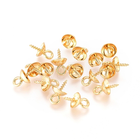 201 Stainless Steel Peg Bails Pendants X-STAS-TAC0002-30C-G-1