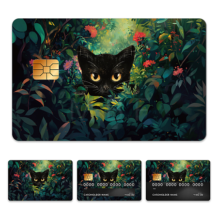 Plastic Waterproof Card Stickers STIC-WH0032-006-1