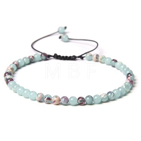 Adjustable Women's Shoushan Stone Beaded Bracelet CN3407-19-1