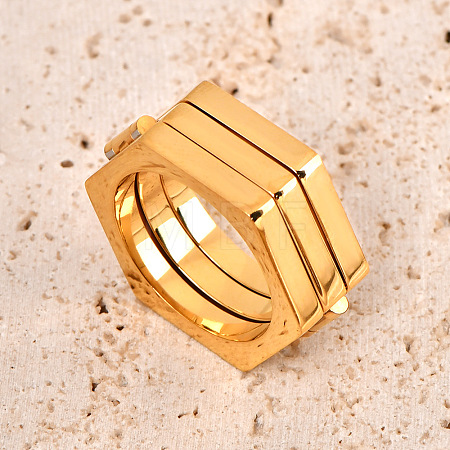 304 Stainless Steel Folding Finger Rings for Men WG34ADE-01-1