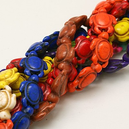 Synthetic Howlite Beads TURQ-E007-M-1