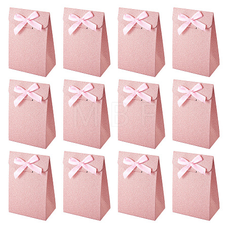 Rectangle Glitter Paper Gift Bags CARB-TAC0002-05E-1