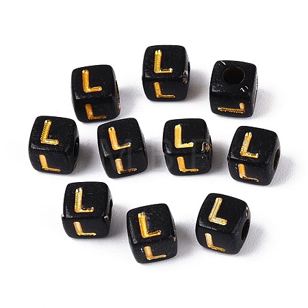 Opaque Acrylic Beads SACR-T035-20L-1