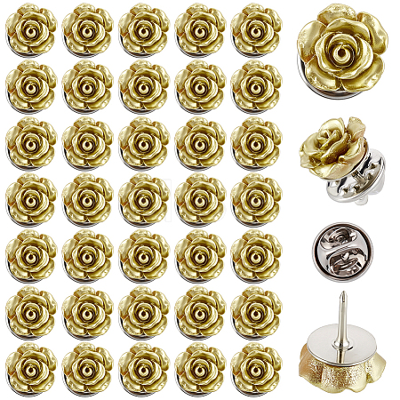 50Pcs Brass Brooches JEWB-PH01303-1