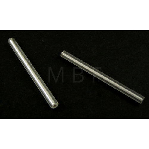 Glass Bugle Beads X-GT001-1-1