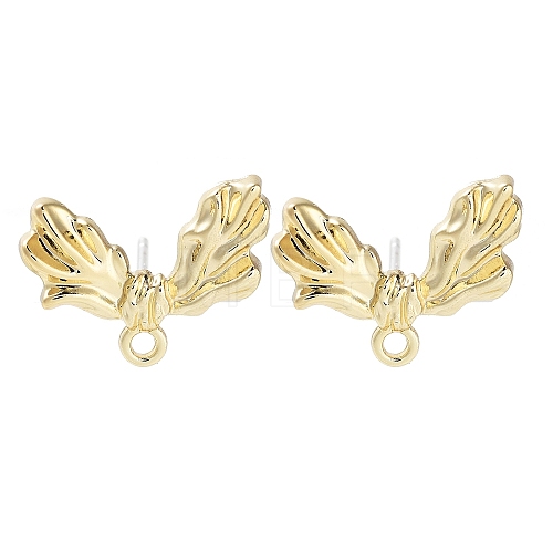 Alloy Stud Earring Findings FIND-U006-05G-1