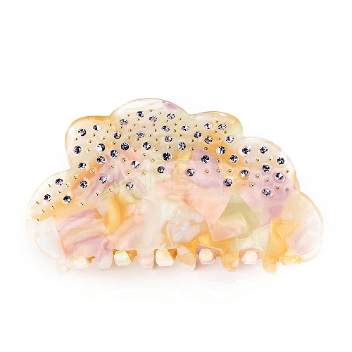 Cellulose Acetate(Resin) Claw Hair Clips PW-WG181B1-02-1