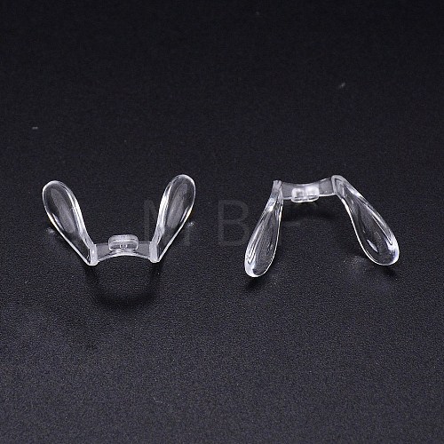 Plastic Eyeglass Nose Pads KY-WH0032-04-1