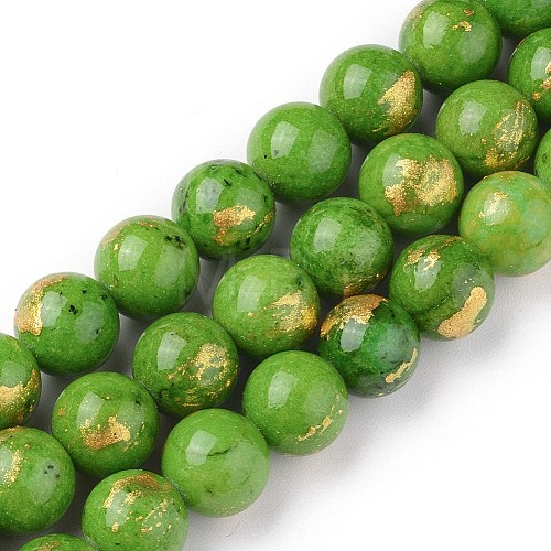 Natural Jade Beads Strands G-F670-A11-6mm-1