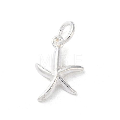 925 Sterling Silver Sea Animal Starfish Charms STER-E071-02S-07-1