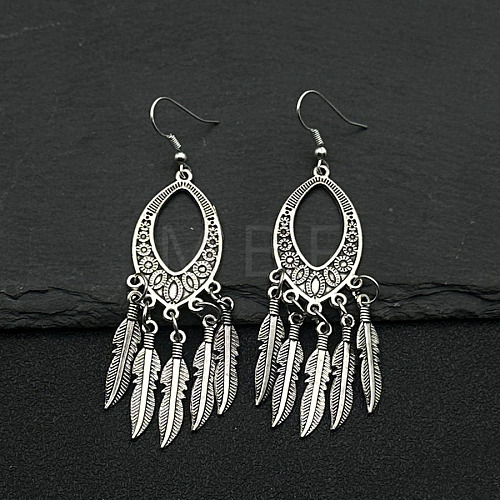 Ethnic Style Alloy Tassel Dangle Earrings WV5969-3-1