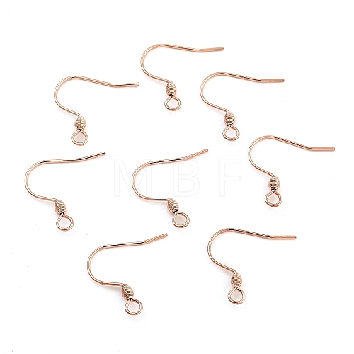 304 Stainless Steel Earring Hooks STAS-E484-55RG-1