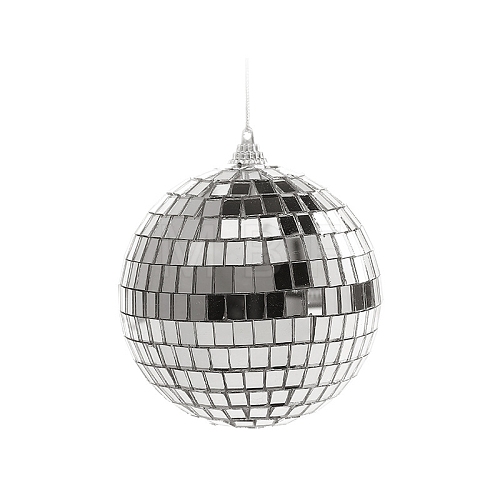 Plastic Disco Ball Pendant Decoration XMAS-PW0002-01E-1