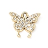 Alloy Rhinestone Pendants ALRI-D303-19G-02-1